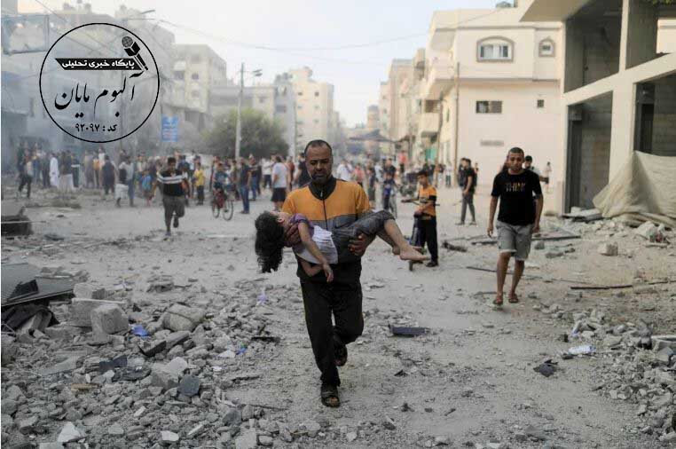 بمباران وحشتناک غزه توسط جنگنده‌های رژیم صهیونیستی